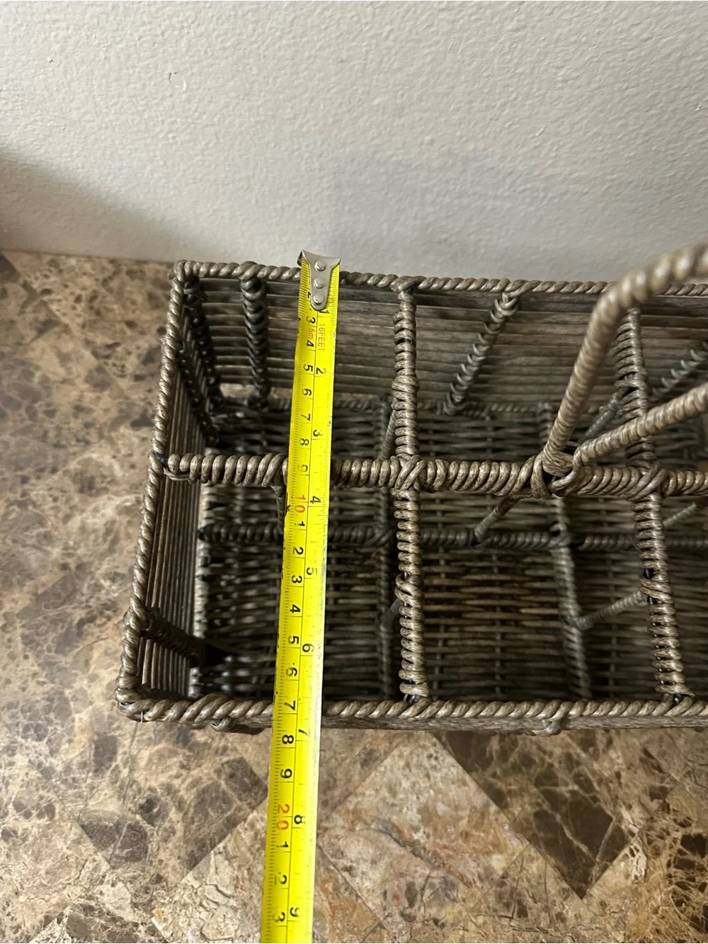 Woven Rectangular Serving Caddy